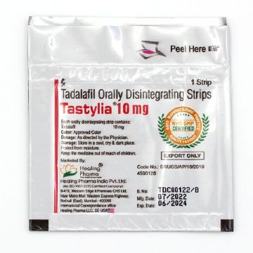 タスティリア10mgの包装正面