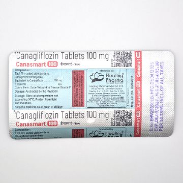 カナスマート100mgのシート裏面