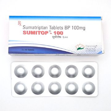 スミトップ100mgの箱とシート