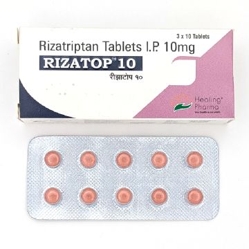 リザトップ10mgの箱とシート