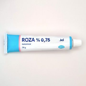 ロザジェル0.75%のチューブ