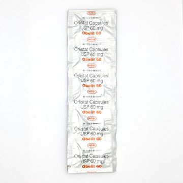 オベリット60mg(50錠)のシート正面