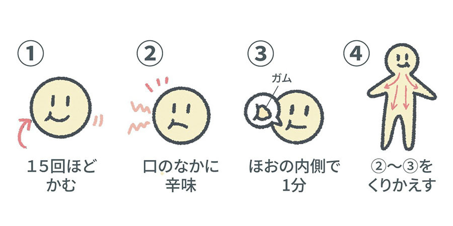 正しい禁煙ガムの使用方法を紹介