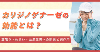 カリジノゲナーゼの効能とは？耳鳴り・めまい・血流改善への効果と副作用