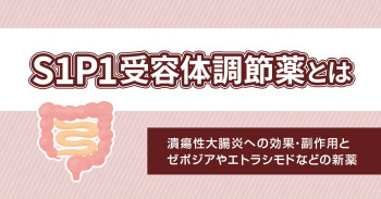 S1P1受容体調節薬とは｜潰瘍性大腸炎への効果・副作用とゼポジアやエトラシモドなどの新薬