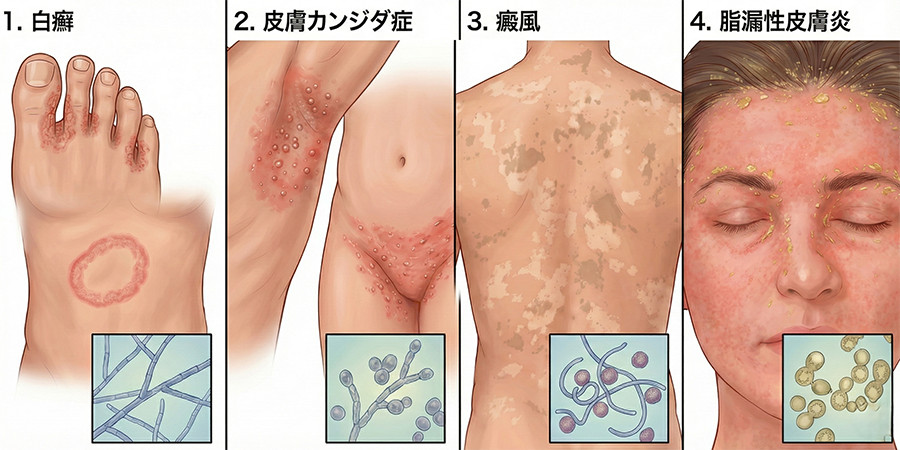 ニゾラールの4つの効果