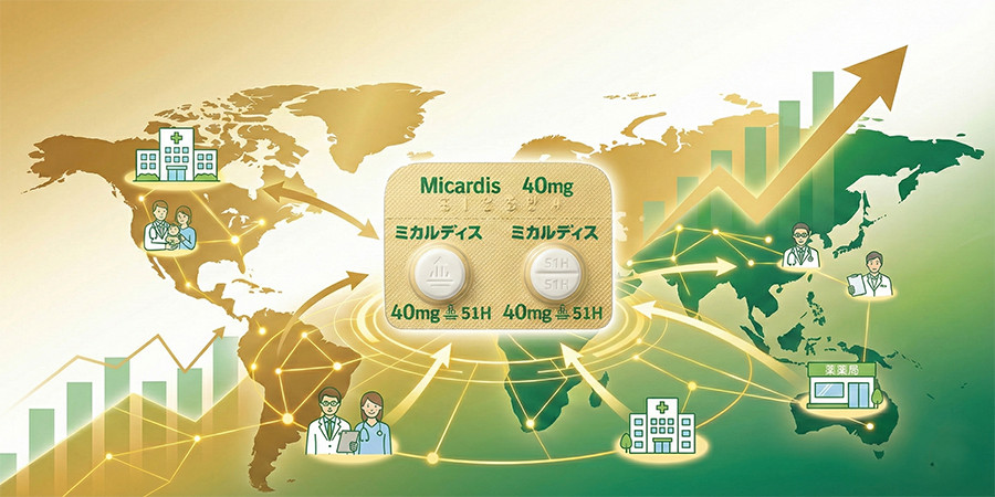 ミカルディスの市場導入と普及