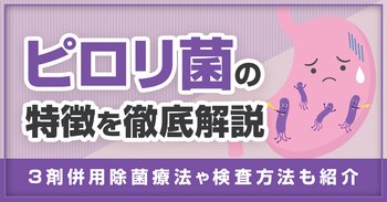 ピロリ菌の特徴を徹底解説｜3剤併用除菌療法や検査方法も紹介